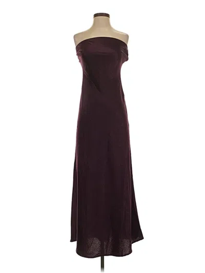 Pre-owned Forever 21 Cocktail Dress In Burgundy