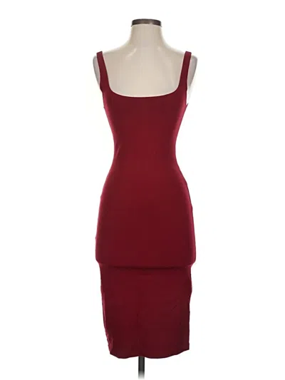 Pre-owned Forever 21 Cocktail Dress In Burgundy