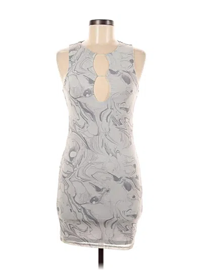 Pre-owned Forever 21 Cocktail Dress In Gray