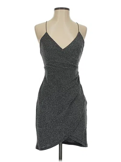Pre-owned Forever 21 Cocktail Dress In Gray