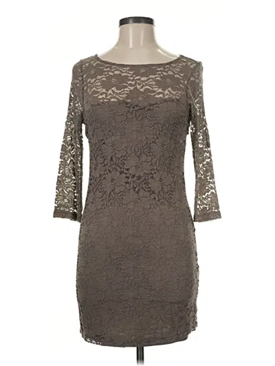 Pre-owned Forever 21 Cocktail Dress In Gray