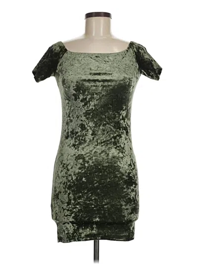 Pre-owned Forever 21 Cocktail Dress In Green