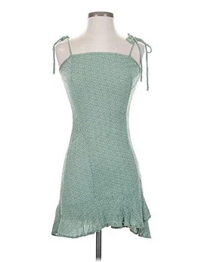 Pre-owned Forever 21 Cocktail Dress In Green