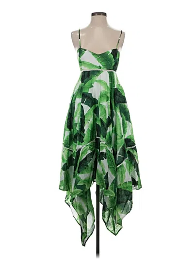 Pre-owned Forever 21 Cocktail Dress In Green
