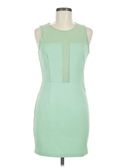 Pre-owned Forever 21 Cocktail Dress In Green
