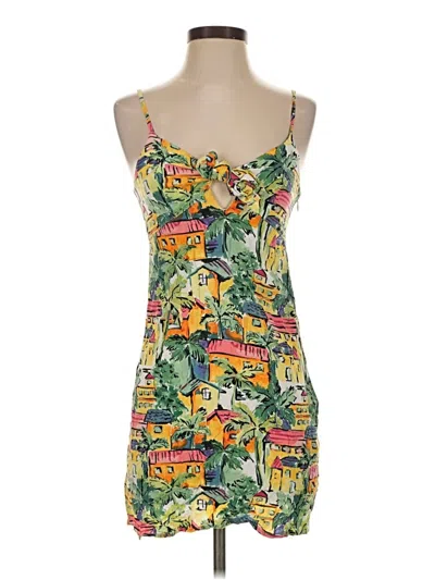 Pre-owned Forever 21 Cocktail Dress In Green