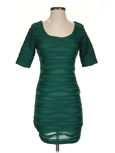 Pre-owned Forever 21 Cocktail Dress In Green