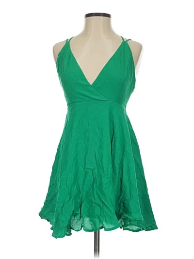 Pre-owned Forever 21 Cocktail Dress In Green