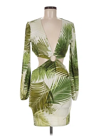 Pre-owned Forever 21 Cocktail Dress In Green