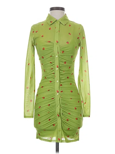 Pre-owned Forever 21 Cocktail Dress In Green