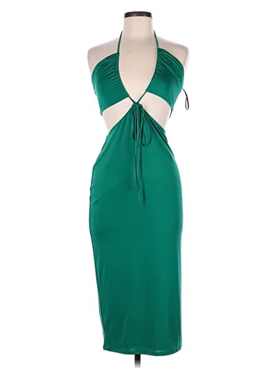 Pre-owned Forever 21 Cocktail Dress In Green