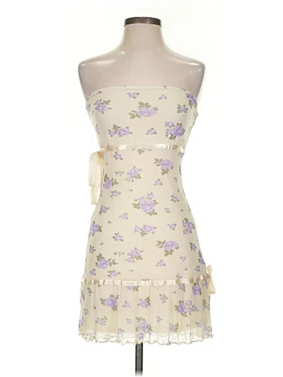Pre-owned Forever 21 Cocktail Dress In Ivory