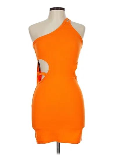 Pre-owned Forever 21 Cocktail Dress In Orange
