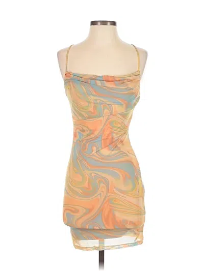 Pre-owned Forever 21 Cocktail Dress In Orange