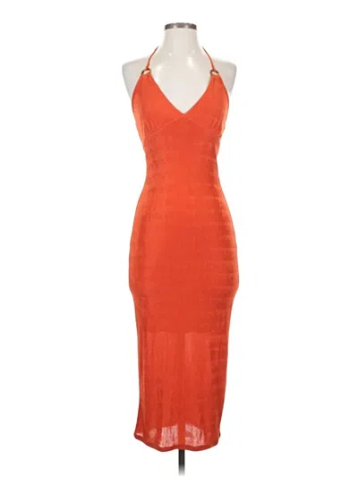 Pre-owned Forever 21 Cocktail Dress In Orange