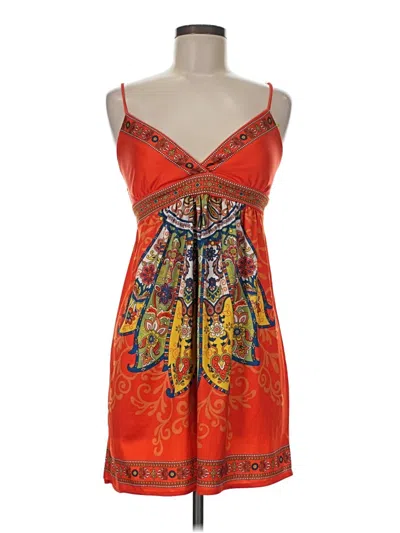 Pre-owned Forever 21 Cocktail Dress In Orange