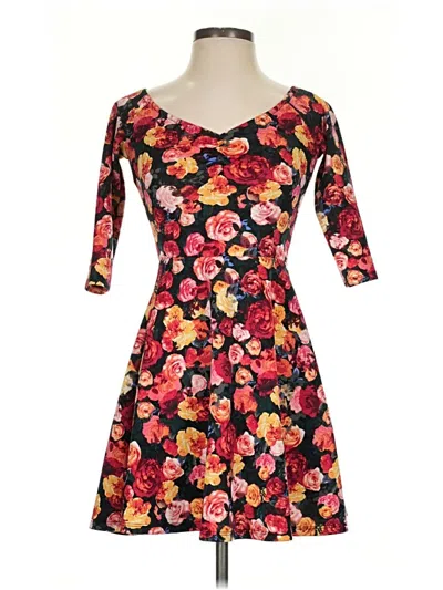 Pre-owned Forever 21 Cocktail Dress In Orange
