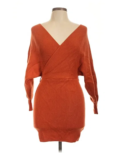 Pre-owned Forever 21 Cocktail Dress In Orange