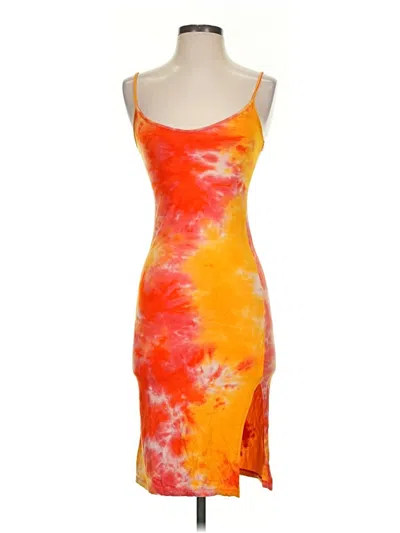 Pre-owned Forever 21 Cocktail Dress In Orange