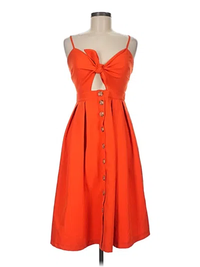 Pre-owned Forever 21 Cocktail Dress In Orange