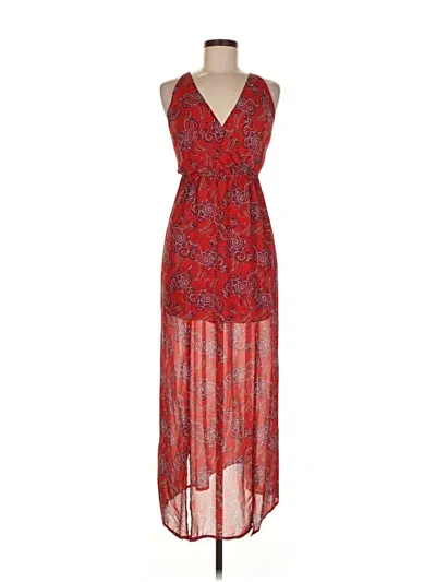 Pre-owned Forever 21 Cocktail Dress In Red