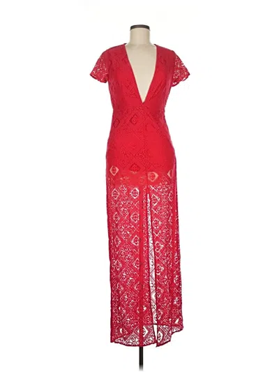 Pre-owned Forever 21 Cocktail Dress In Red