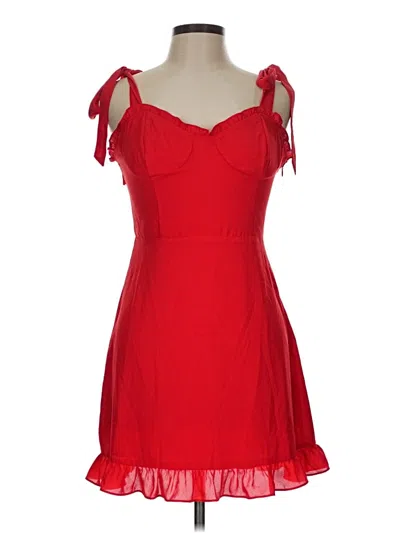 Pre-owned Forever 21 Cocktail Dress In Red