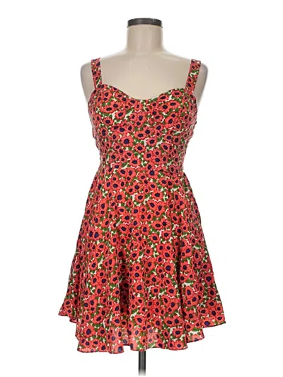 Pre-owned Forever 21 Cocktail Dress In Red