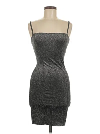 Pre-owned Forever 21 Cocktail Dress In Silver