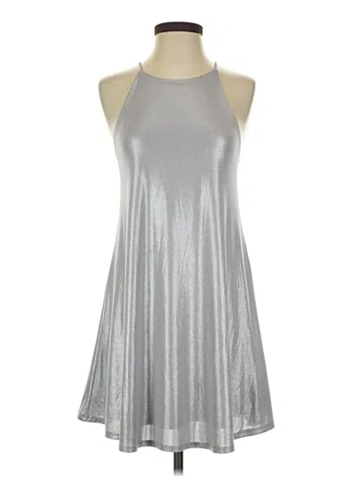 Pre-owned Forever 21 Cocktail Dress In Silver
