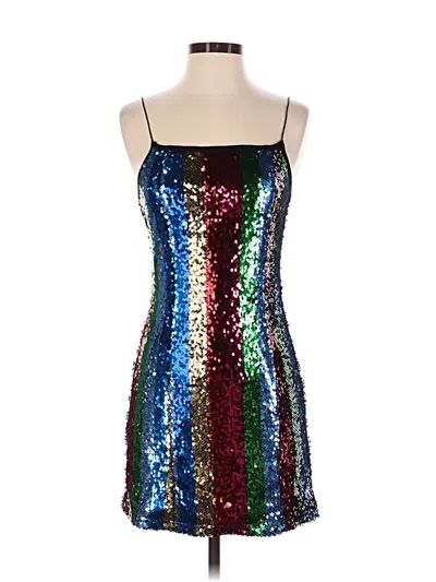 Pre-owned Forever 21 Cocktail Dress In Silver