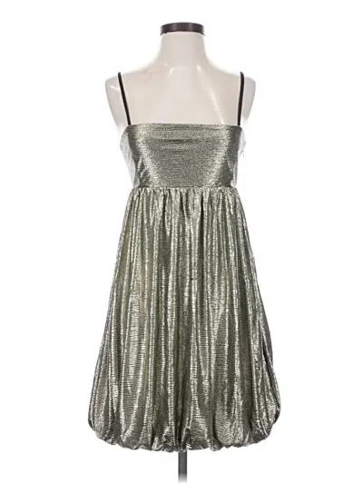 Pre-owned Forever 21 Cocktail Dress In Silver