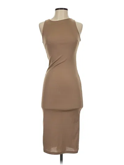 Pre-owned Forever 21 Cocktail Dress In Tan