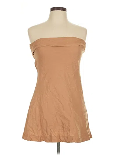 Pre-owned Forever 21 Cocktail Dress In Tan