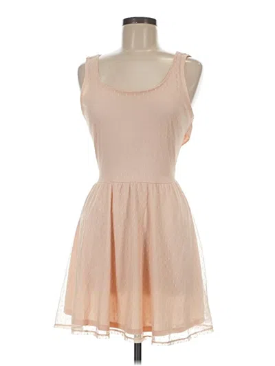 Pre-owned Forever 21 Cocktail Dress In Tan