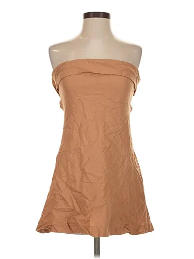 Pre-owned Forever 21 Cocktail Dress In Tan