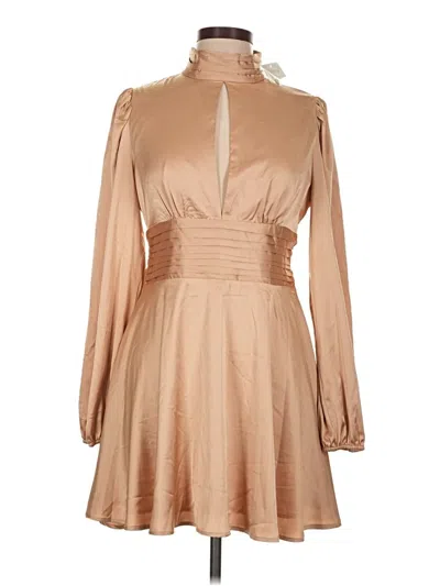 Pre-owned Forever 21 Cocktail Dress In Tan