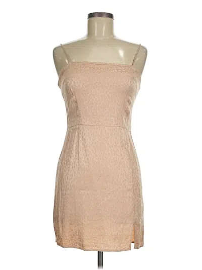 Pre-owned Forever 21 Cocktail Dress In Tan
