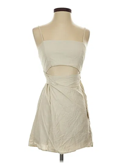 Pre-owned Forever 21 Cocktail Dress In Tan