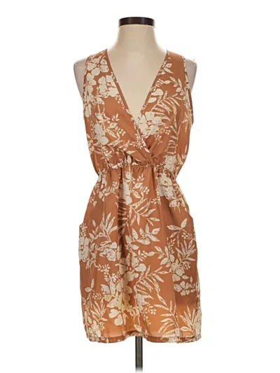 Pre-owned Forever 21 Cocktail Dress In Tan