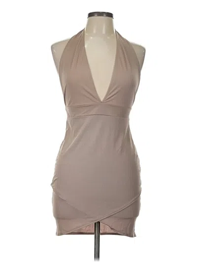 Forever 21 Cocktail Dress In Tan