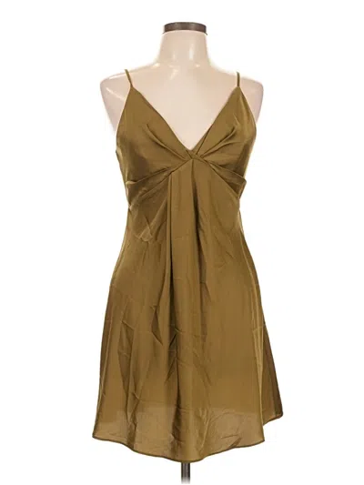 Pre-owned Forever 21 Cocktail Dress In Tan