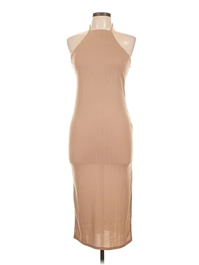 Pre-owned Forever 21 Cocktail Dress In Tan