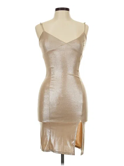 Forever 21 Cocktail Dress In Tan