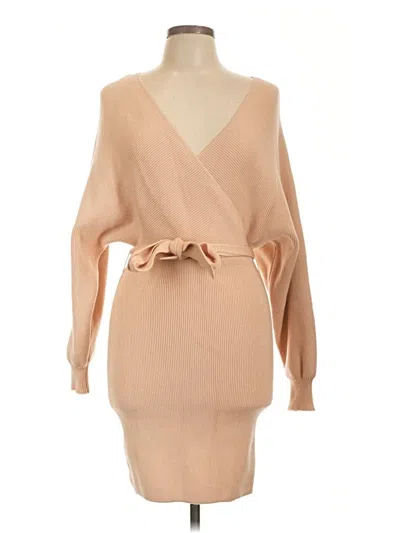 Pre-owned Forever 21 Cocktail Dress In Tan