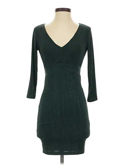 Pre-owned Forever 21 Cocktail Dress In Teal