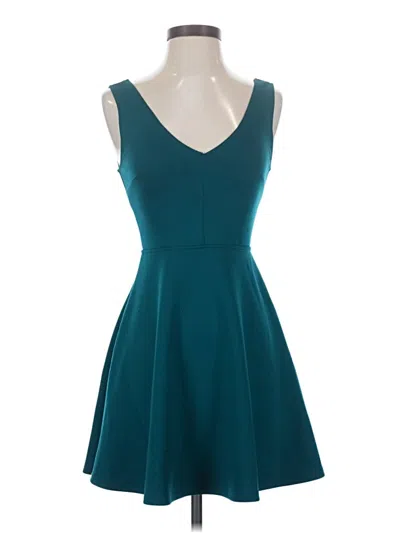 Pre-owned Forever 21 Cocktail Dress In Teal