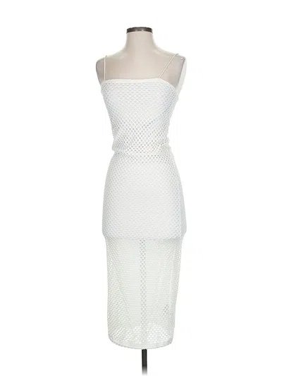 Pre-owned Forever 21 Cocktail Dress In White