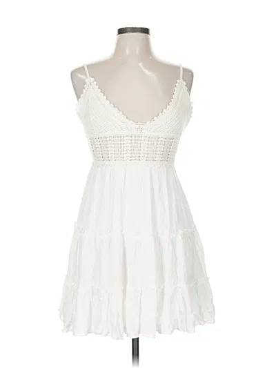Pre-owned Forever 21 Cocktail Dress In White