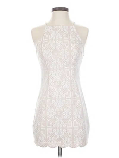 Pre-owned Forever 21 Cocktail Dress In White